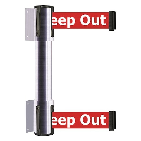 Belt Barrier,Danger - Keep Out,2 Belts
