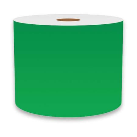 Label Tape, Green, Labels/Roll: Continuous