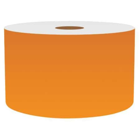 Label Tape, Orange, Labels/Roll: Continuous