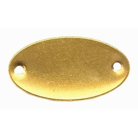 Tag,Brass,Yellow,3/4 Hx1-11/32 W,PK100