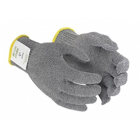 Cut Resistant Gloves, A6 Cut Level, Uncoated, L, 1 PR