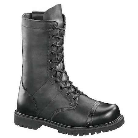 Boots,Mens,11.5EW,Lace/Side Zip,Blk,PR