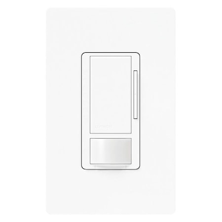 Vacancy Dimmer Snsr,Wall,White