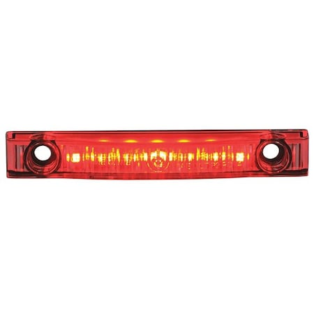 Clearance Marker Light,LED,Red/Clear