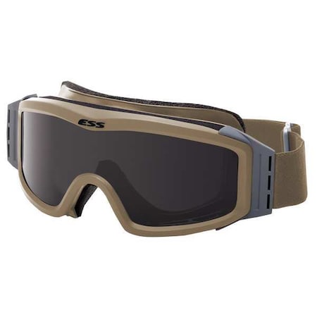 Tactical Safety Goggles, Clear, Gray, Smoke Anti-Fog, Scratch-Resistant Lens, Profile NVG Series