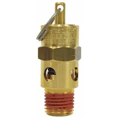 Air Safety Valve,1/4 In Inlet, 270 Psi
