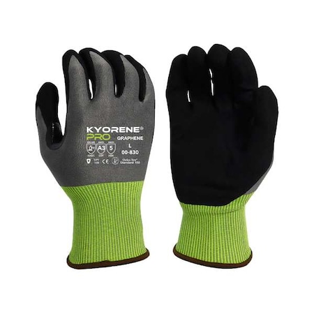 Cut-Resistant Glove,ANSI A3,VP,M,PK12