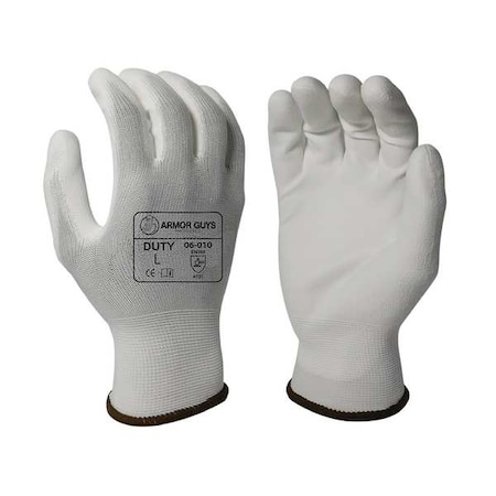 Cut-Resistant Glove,PU Coating,M, PK 12