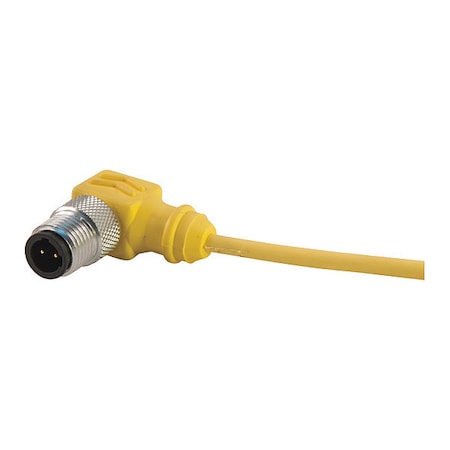 Cordset,Dual Key,PVC,Male,3 Pole,20 Ft.