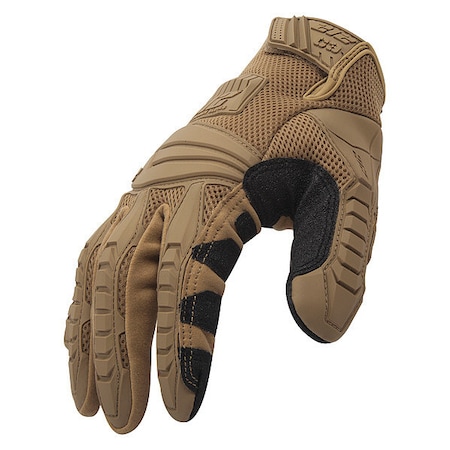 Cut Resistant Glove,Lvl 3,Coyote,L,PR