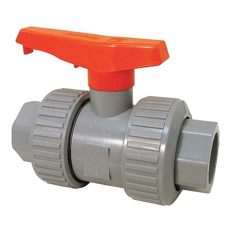 1 Socket X FNPT CPVC Ball Valve Inline True Union