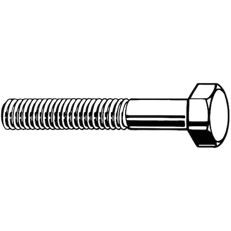 Grade 8, 3/4-10 Hex Head Cap Screw, Zinc & Yellow Plated Steel, 3-3/4 In L, 35 PK