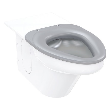 Toilet Bowl, 1.28/1.6 Gpf, Flush Valve, Wall Mount, Elongated, White