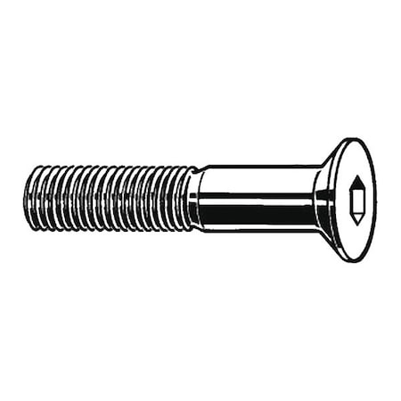 M8-1.25 Socket Head Cap Screw, Zinc Plated Steel, 10 Mm Length, 100 PK