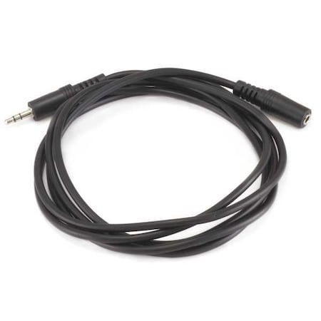 Audio Cable,3.5mm,M/F,6 Ft