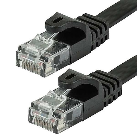 Ethernet Cable,Cat 5e,Black,1 Ft.