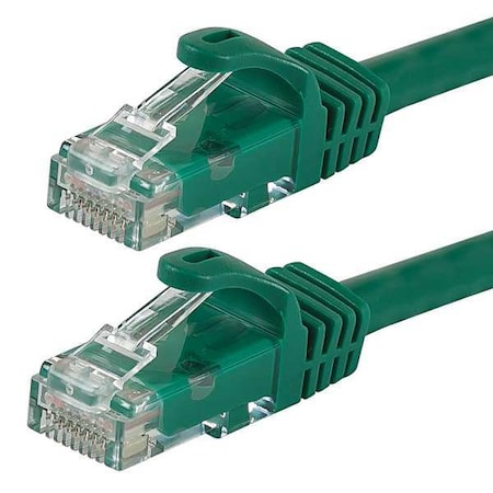 Ethernet Cable,Cat 6,Green,25 Ft.