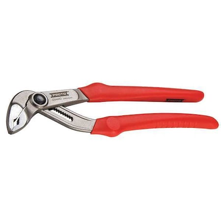 12 In V-Jaw Lock Joint Pliers Serrated, PVC Grip