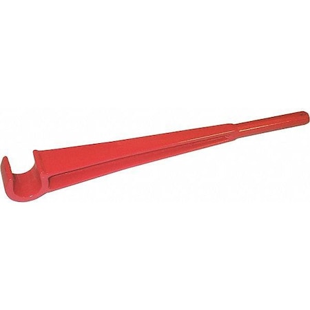 Valve Wheel Wrench,3/4 X 8-1/2 In,Red