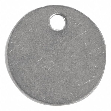 N.Blank Tag,Round,Dia, 2 In,Ss,PK100