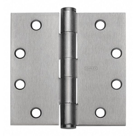 1-1/2 W X 3-1/2 H Satin Nickel Door And Butt Hinge