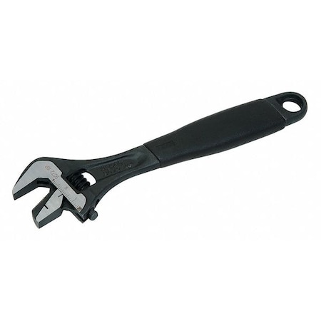 Bahco Adj./Pipe Wrench,8,1-1/8 Cap.,Black