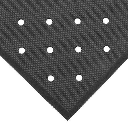 Mini-Diamond Studded Top Antifatigue Mat 3 Ft W X 5 Ft L, 5/8 In