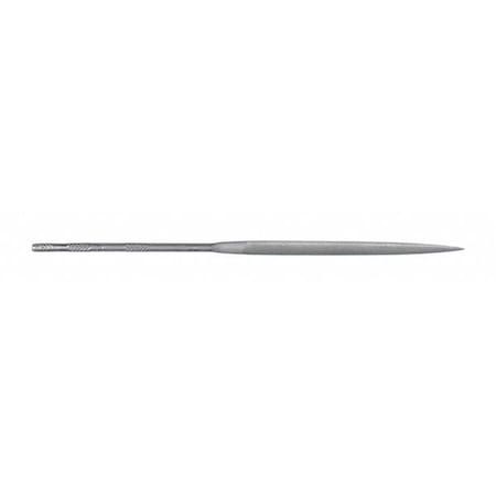 Round Handle Needle File,6-1/4in.L