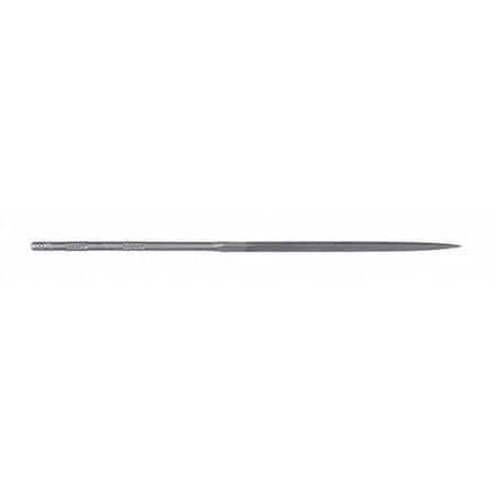 Round Handle Needle File,5-1/2in.L