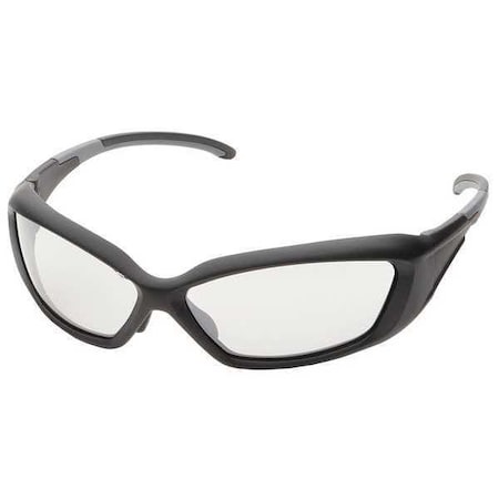 Ballistic Safety Glasses, Wraparound Clear Polycarbonate Lens, Anti-Fog, Scratch-Resistant