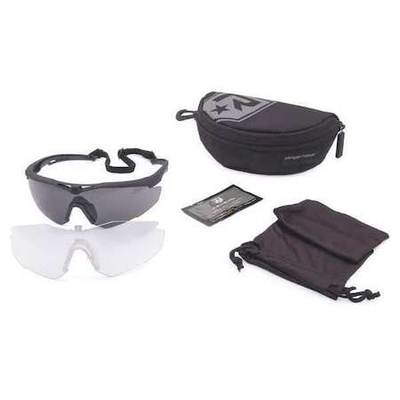 Safety Glasses Military Kit, Wraparound Assorted Polycarbonate Lens, Anti-Fog, Scratch-Resistant