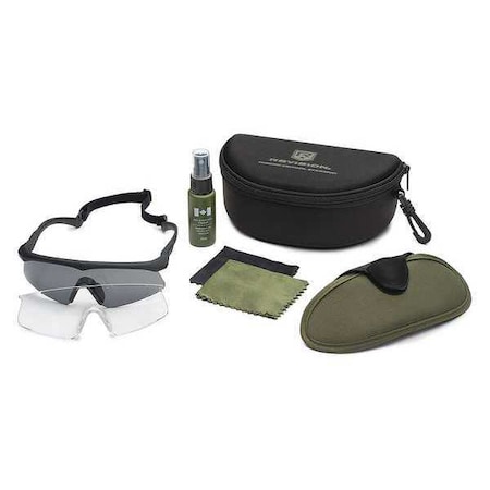 Military Safety Glasses, Wraparound Assorted Polycarbonate Lens, Anti-Fog, Scratch-Resistant