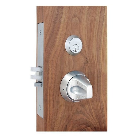 Knob Lockset,Mechanical,Mortise,Grd. 1