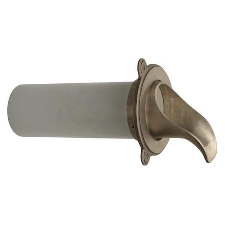 Nozzle,4-59/64in.L,Bronze,8inOpeningSize