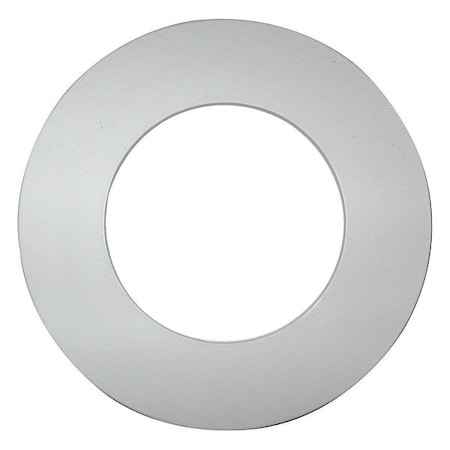Flange Gasket,1 In.,1/8 In.,White,PTFE