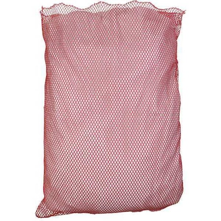 Mesh Laundry Bag,Red,Polyester,PK12