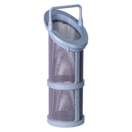 Replacement Basket, PVC, Fits 2-1/2'4 SB/DB, 1/16 Perforations