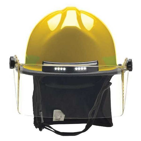 Fire Helmet,Thermoglas(R)/FG Shell,Yllw