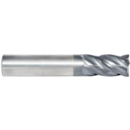Carbide End Mill,1/2InDia,3InL,TiALN