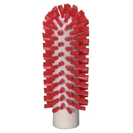2 W Tube And Pipe Brush, Stiff, Not Applicable L Handle, 5 1/4 In L Brush, Red, 5 3/4 In L Overall