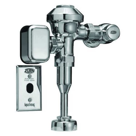 0.5 Gpf, Urinal Automatic Flush Valve, Chrome, 3/4 In IPS