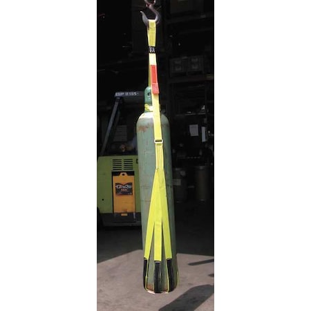 Gas Bottle Sling,Single,1000 Lb.