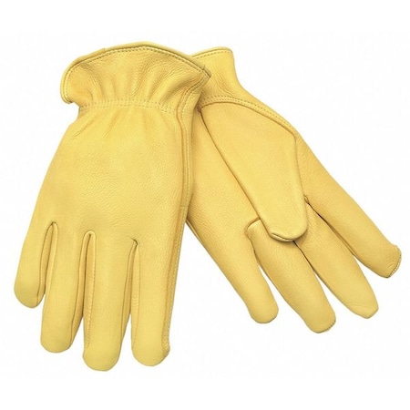 Leather Driver Gloves,Deerskin,L,PR