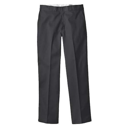 Work Pants,Poly/Cotton Twill,Black,40x30
