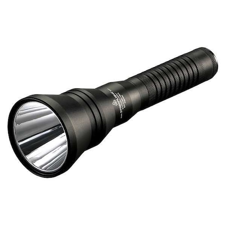 Black Rechargeable Led Tactical Handheld Flashlight, 615 Lm