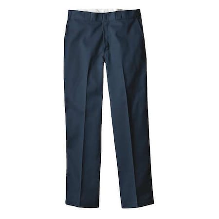 Work Pants,Poly/Cotton Twill,Navy,34x34