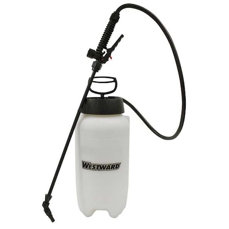 2 Gal. Handheld Sprayer, Polyethylene Tank, Cone Spray Pattern, 46 Hose Length, 40 Psi Max Pressure