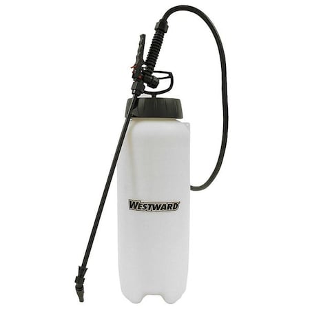 3 Gal. Handheld Sprayer, Polyethylene Tank, Cone Spray Pattern, 46 Hose Length, 40 Psi Max Pressure