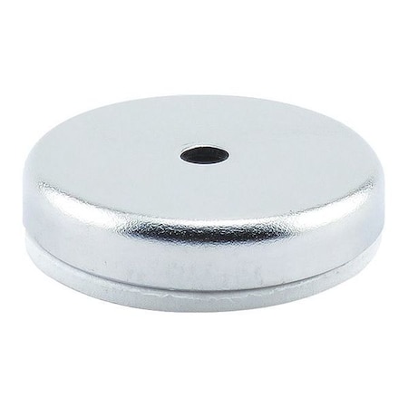 Shallow Pot Magnet,Ceramic,12 Lb. Pull