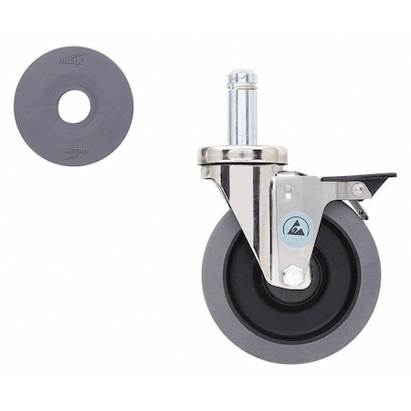 Caster,With Brake,5 In,Ea